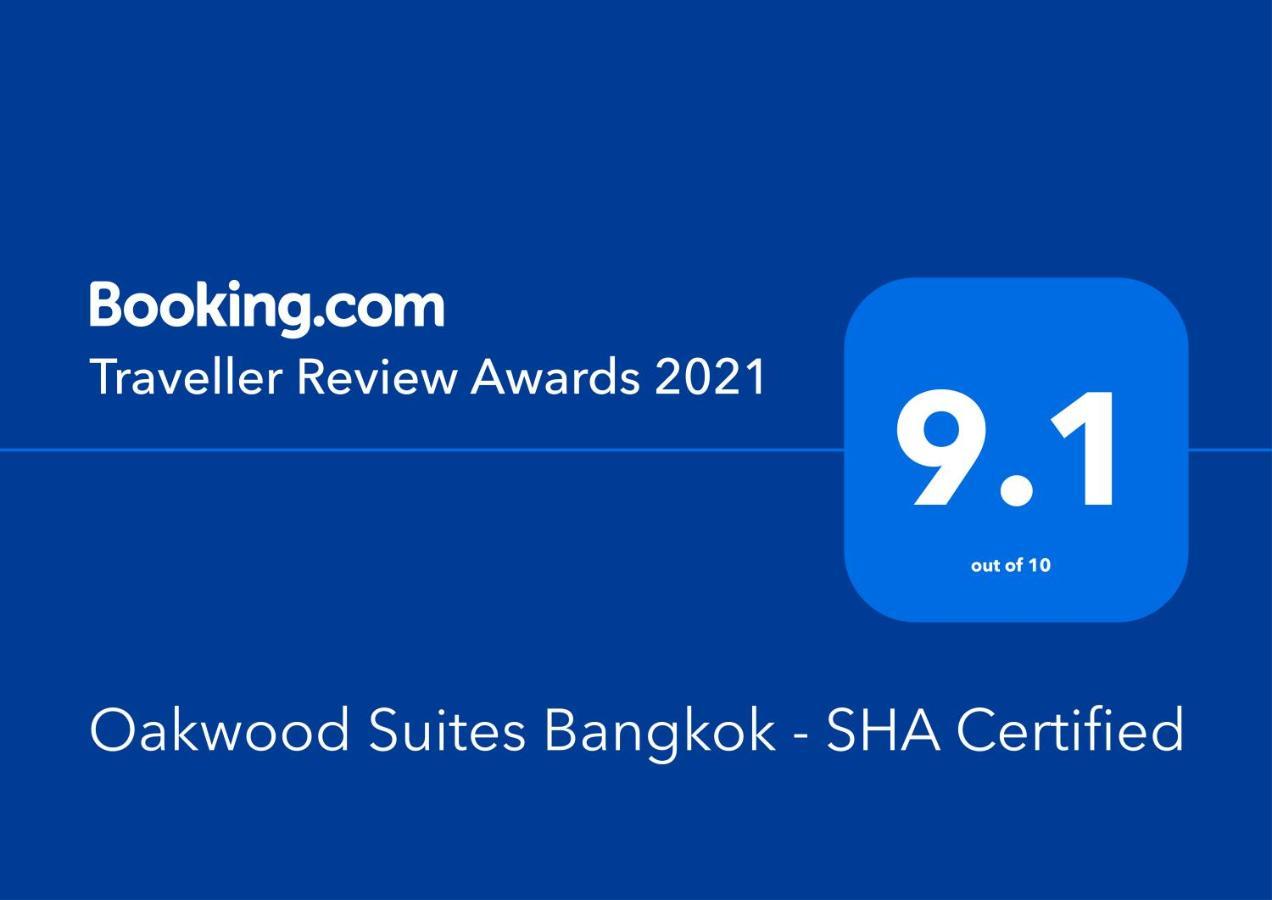 Oakwood Suites Bangkok Exterior foto Booking.com Traveller Review Awards 2021