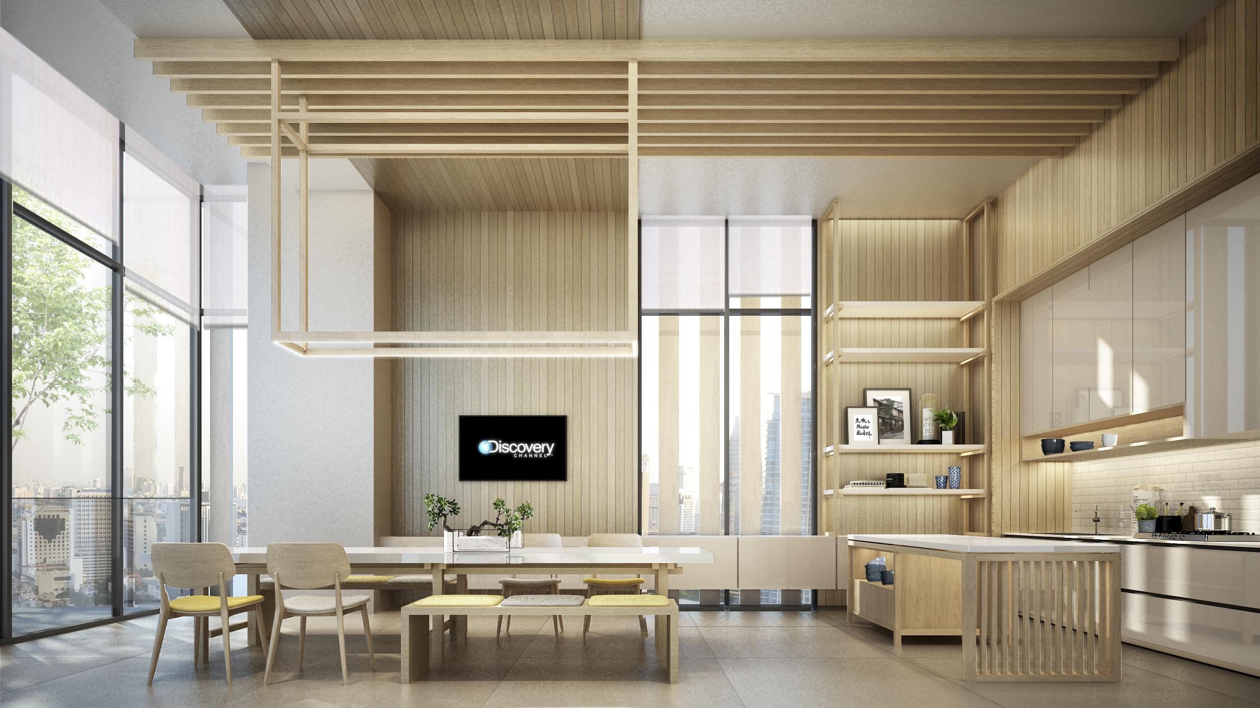 Oakwood Suites Bangkok Exterior foto Discovery Networks Asia Pacific headquarters in Singapore